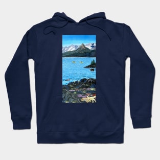 Kayaking in Kachemak Bay, Homer, Alaska Hoodie